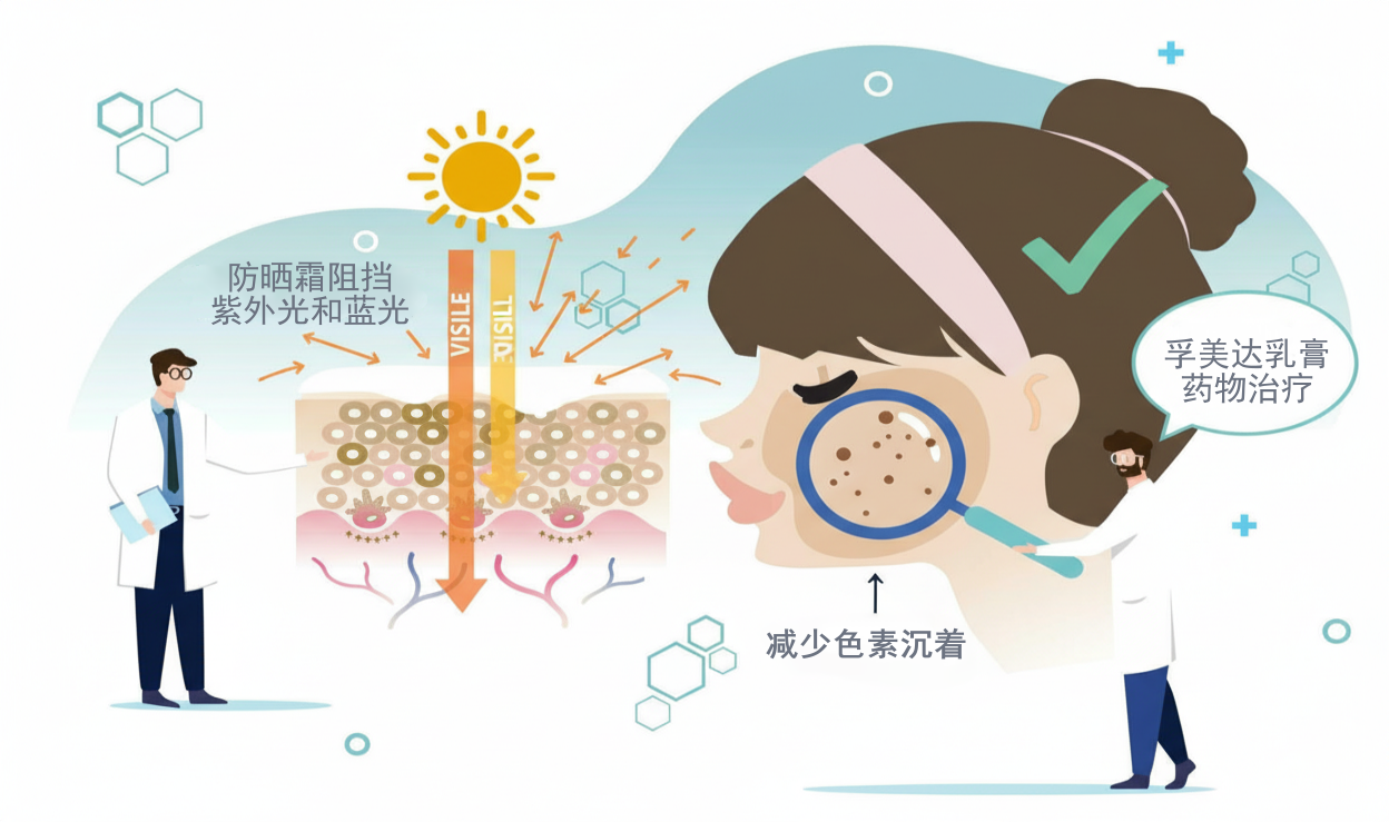 黄褐斑治疗时必须用什么样的防晒霜？